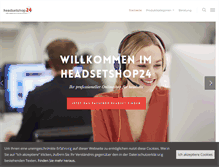 Tablet Screenshot of headsetshop24.de